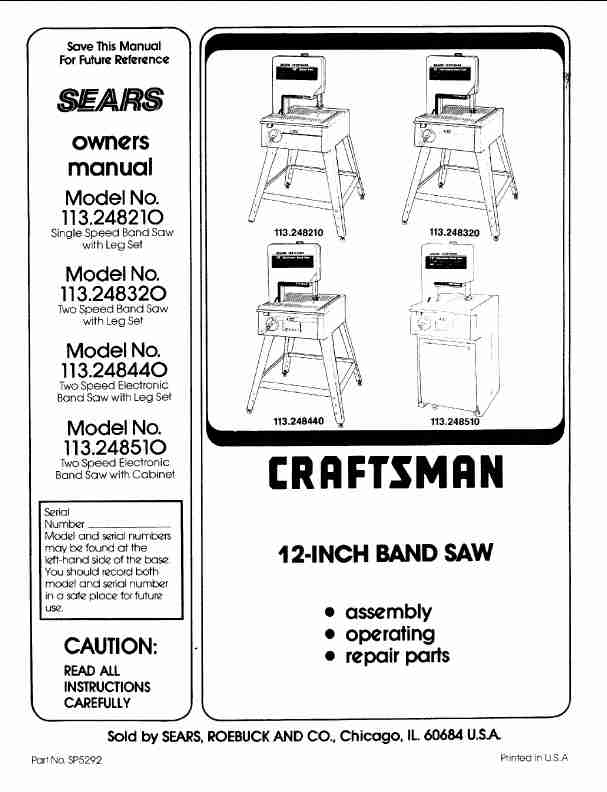 Craftsman Saw 113 248510-page_pdf